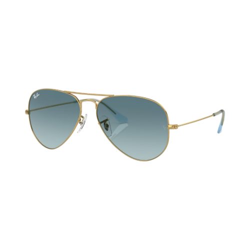 Rayban, Ray-Ban Aviator Large Metal Blau auf Gold L | Sonnenbrillen