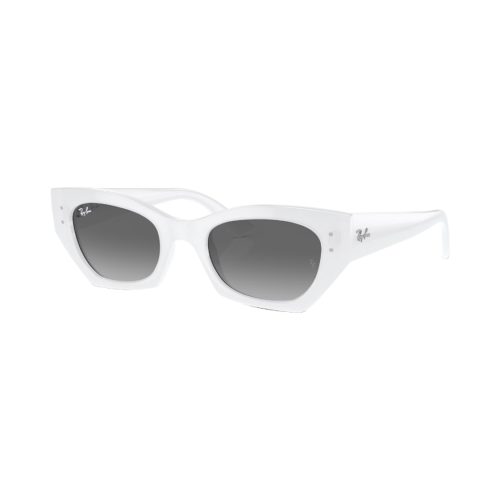 Rayban, Ray-Ban Zena Grau auf Schneeweiß S | Sonnenbrillen