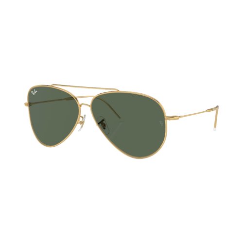 Rayban, Ray-Ban Aviator Reverse Grün auf Gold L | Sonnenbrillen