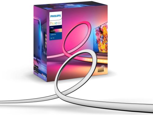 Philips Hue, PHILIPS HUE Hue Play Gradient Lightstrip 55 - Leuchtstreifen (Schwarz)
