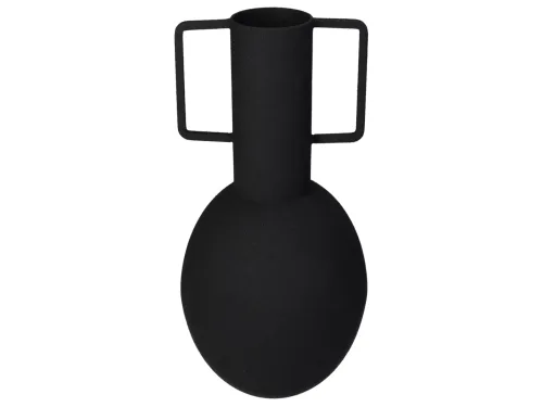 Kersten, Kersten Vase Metall Schwarz H: 27 cm  | Schubiger Möbel