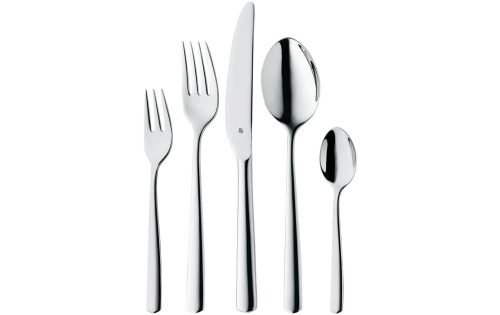 Wmf, WMF Boston Besteck-Set 60er Set Edelstahl (rostfrei) spülmaschinenfest Silber 11.2000.9099
