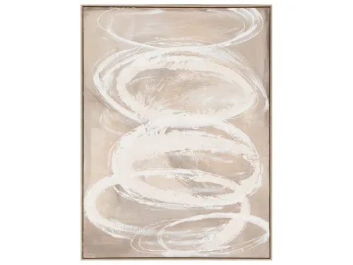 image LAND Gemälde Nature Swirls Cream  | Schubiger Möbel