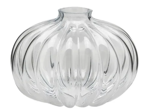 Edg Vase Klarglas H: 25 cm  | Schubiger Möbel