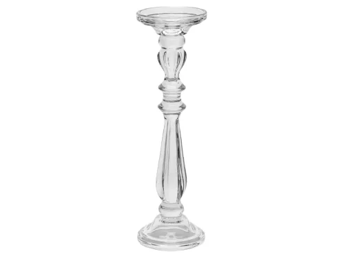 Edg, Edg Kerzenständer Kristallglas H: 34 cm  | Schubiger Möbel