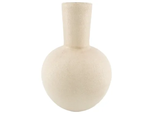 Decofinder, Decofinder Vase Keramik, Beige H: 42 cm  | Schubiger Möbel