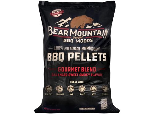 BearMountain, BearMountain Gourmet Blend 9 kg Pellets – Holzkohle/Briketts/Grill Anzünder – schwarz