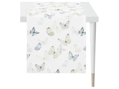 Apelt Läufer Papillon Hellblau B: 50 cm Blau | Schubiger Möbel