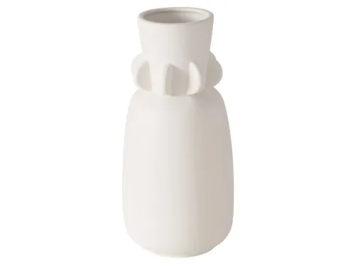 Schubiger Möbel, Boltze Vase Afro, Steingut, Weiss  | Schubiger Möbel