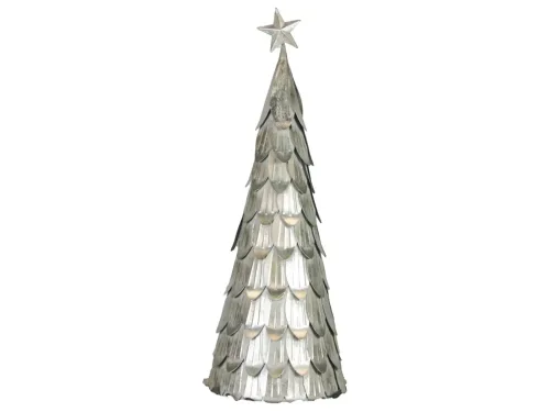 Decofinder, Decofinder Baum Metall Silber D: 26 cm  | Schubiger Möbel