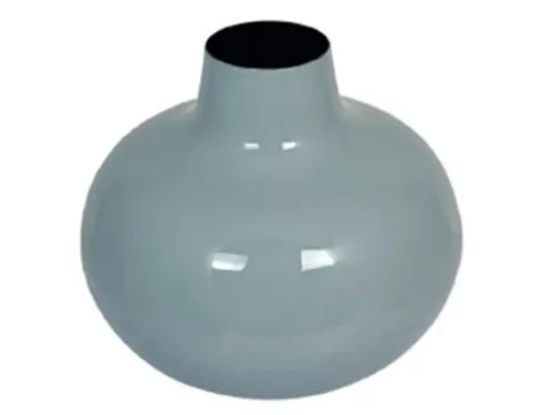 Kaheku, Kaheku Vase Morelia Hellgrau H: 18 cm  | Schubiger Möbel
