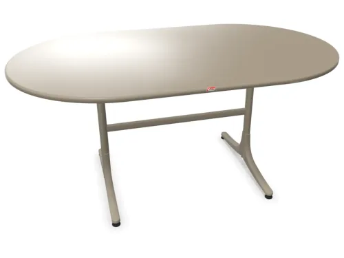 Schubiger Möbel, Schaffner Gartentisch Schaffhausen Oval Grau | Schubiger Möbel