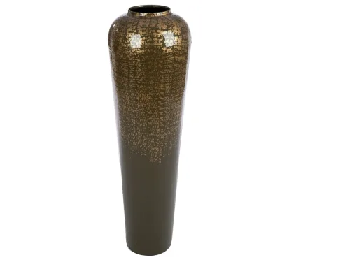 Gilde, Gilde Vase Whisper, Metall, Beige, Gold H: 95 cm  | Schubiger Möbel