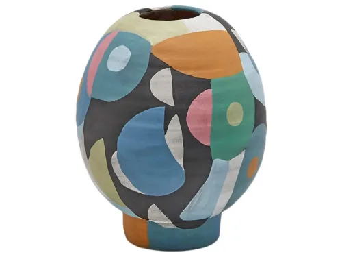 Edg, Edg Vase Keramik Multicolor H: 24 cm  | Schubiger Möbel