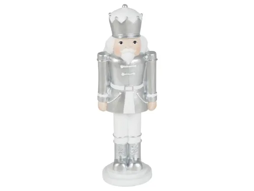 Kaheku, Kaheku Figur Nussknacker, Silber H: 26 cm  | Schubiger Möbel
