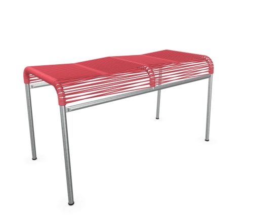 Schaffner Spaghetti-2er-Hocker Säntis Feuerverzinkt Rot | Schubiger Möbel