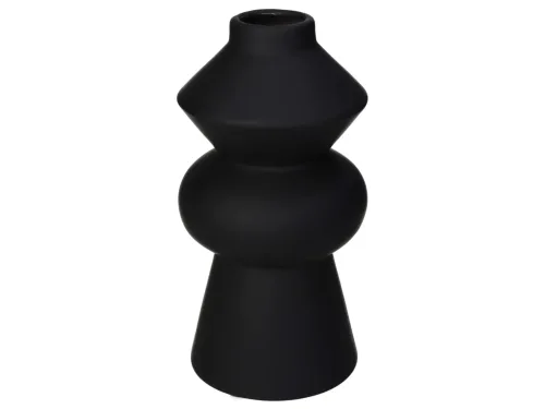 Manor, Manor - Vase, H20CM,Ø10CM, Black