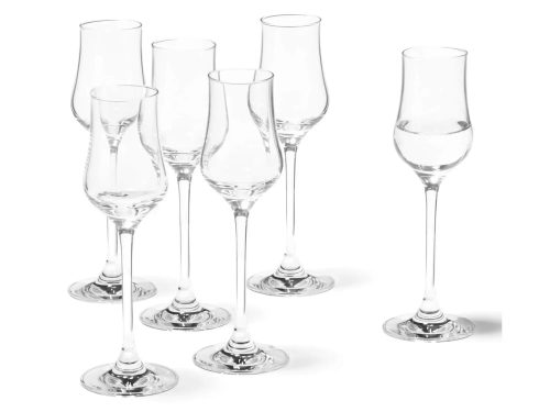 Leonardo, Grappa-Gläser Leonardo Transparent Kristall 18 cm 60 mm - Material: Kristallglas - Grappa-Gläser