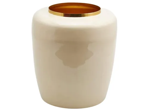 Edg, Edg Vase Waterproof Ivory H: 35 cm  | Schubiger Möbel