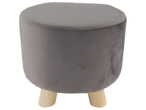 Decofinder, Decofinder Hocker Samt Grün H: 25 cm  | Schubiger Möbel