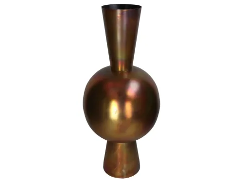 LIVIQUE, Vase Myko Bronze Metall 70 cm - Vase