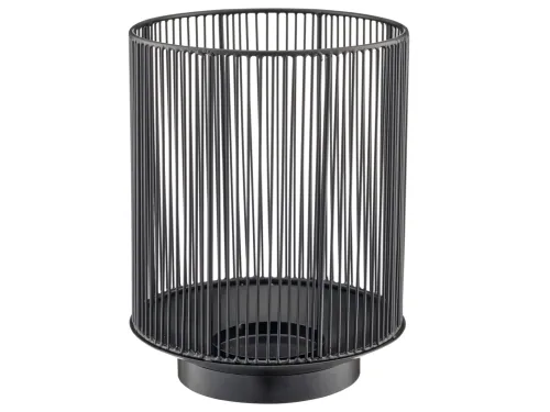 Schubiger Möbel, Gasper Windlicht Metall, Schwarz  | Schubiger Möbel