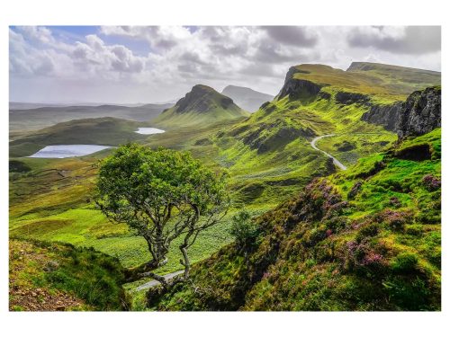 image LAND Digitaldruck auf Acrylglas Hügelige Landschaft  | Schubiger Möbel