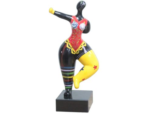 image LAND Skulptur Hommage an Niki de Saint Phalle, Nana Stil Balance  | Schubiger Möbel