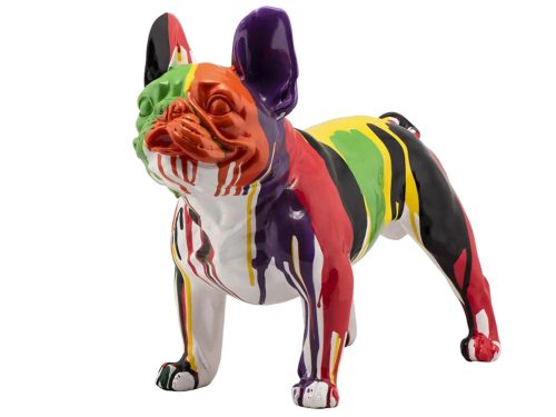 image LAND Skulptur Bunte Bulldogge 3  | Schubiger Möbel