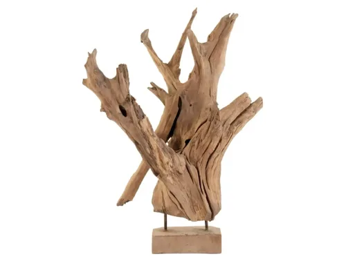Decofinder, Decofinder Kunstpflanze Wurzelholz Teak  | Schubiger Möbel