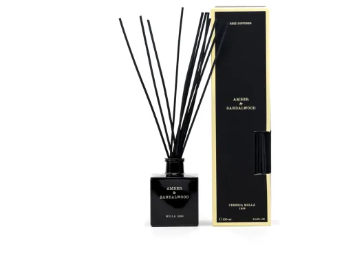 Cereria Mollá, Cereria Mollá Diffuser mit Duftstäbchen Amber & Sandalwood (100ml)