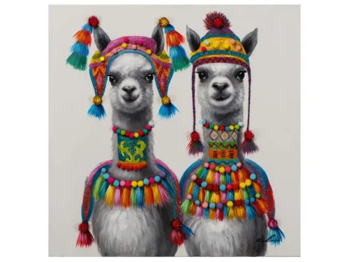 image LAND Bild 2 Lamas im Inka Stil  | Schubiger Möbel