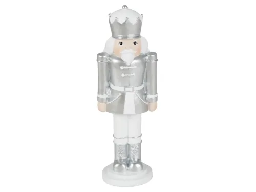 Kaheku, Kaheku Figur Nussknacker, Silber H: 16 cm  | Schubiger Möbel