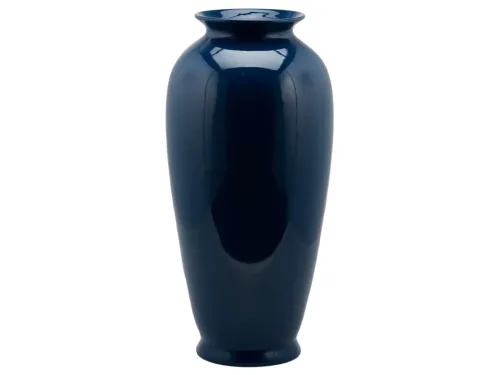 Edg, Edg Vase Ching Keramik Blau,gold H: 62 cm  | Schubiger Möbel