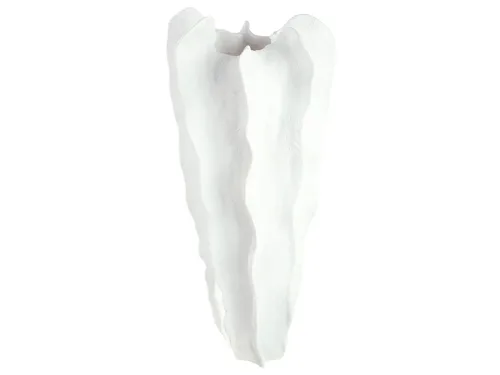 Gilde, Gilde Vase Wavey Kunstharz Weiss H: 92 cm  | Schubiger Möbel