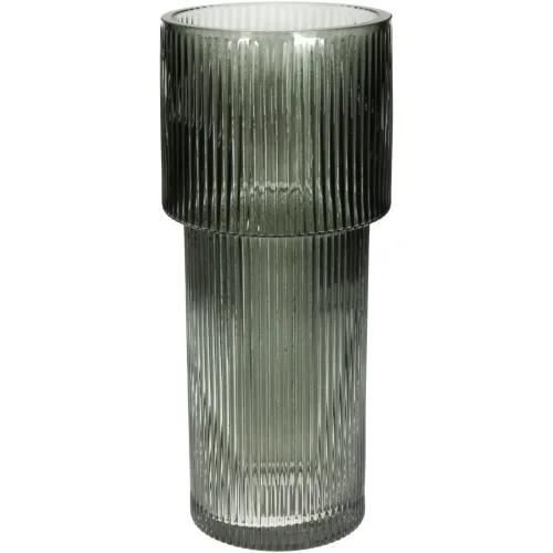 Kersten Vase Stripe, Glas H: 25 cm  | Schubiger Möbel