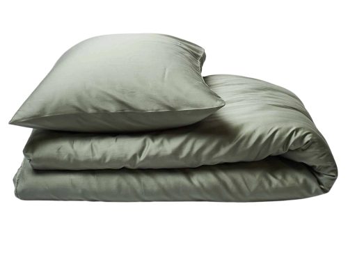 Journey Living, Journey Living Kissenbezug Braga Grün Baumwolle 50 cm 70 cm - Farbe: Eucalyptus - Material: Bio Baumwolle - Kissenbezug