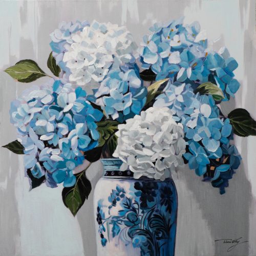 image LAND Gemälde Blaue Hortensien  | Schubiger Möbel