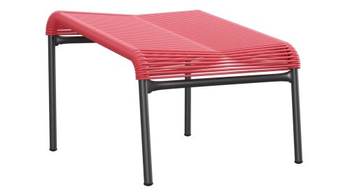 Schubiger Möbel, Schaffner Spaghetti-Fuss-Hocker Säntis Weiss | Schubiger Möbel
