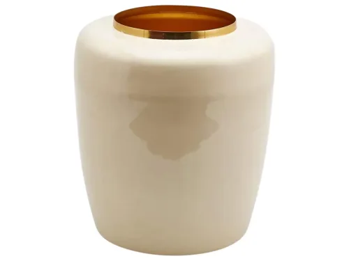 Edg, Edg Vase Waterproof Ivory H: 43 cm  | Schubiger Möbel