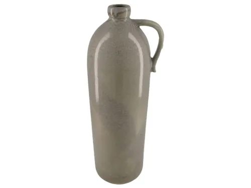 Decofinder, Decofinder Flasche Keramik Hellblau H: 50 cm  | Schubiger Möbel