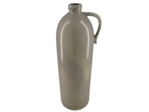 Decofinder Flasche Keramik Hellblau H: 50 cm  | Schubiger Möbel