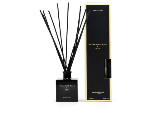 Cereria Mollá, Cereria Mollá Diffuser mit Duftstäbchen Bulgarian Rose & Oud (100ml)