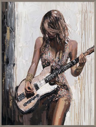 image LAND Gemälde Guitar Girl  | Schubiger Möbel