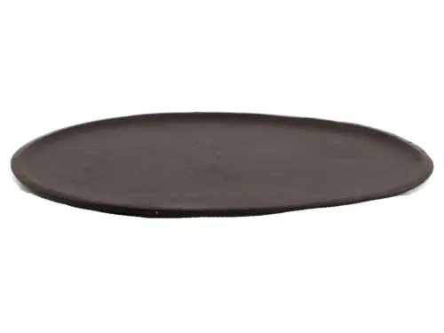 Dijk, Dijk Tablett Oval Schwarz B: 31 cm  | Schubiger Möbel