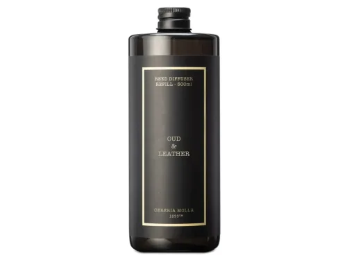 Cereria Mollá, Cereria Mollá Diffuser mit Duftstäbchen Oud & Leather (500ml)