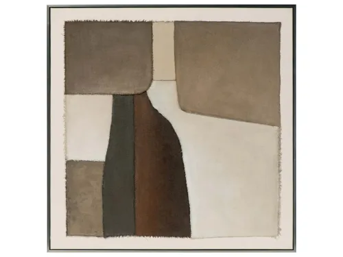 image LAND Bild Brown Geometry 1  | Schubiger Möbel