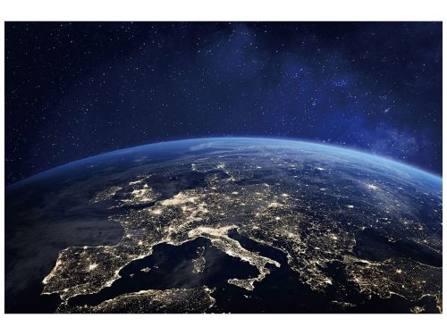 image LAND Digitaldruck auf Glas Die Erde Aus Dem Weltall  | Schubiger Möbel