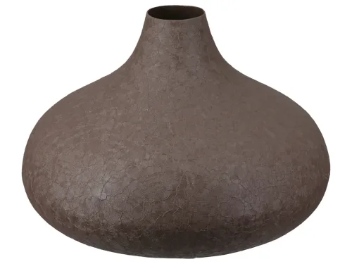 Gilde, Gilde Vase Avanti Eisen Braun H: 11 cm  | Schubiger Möbel