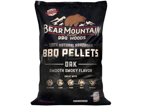 BearMountain, BearMountain Oak 9 kg Pellets – Holzkohle/Briketts/Grill Anzünder – schwarz